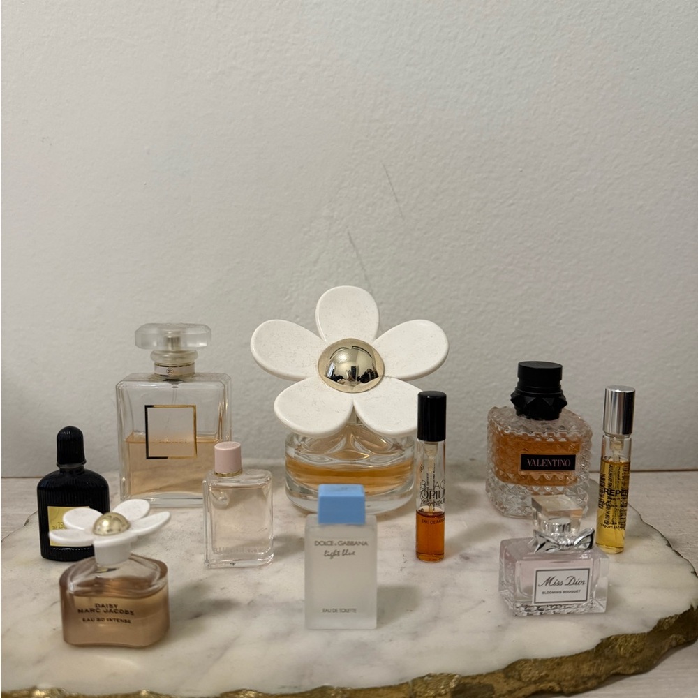 Designer Perfume Set (Chanel, Marc Jacobs, Valentino, Tom Ford, Burberry, YSL)